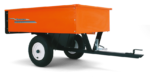 HUSQVARNA TC 242 T mit Schneeschild 120Plus & Gartentraktoren Anhänger 275 - Bild 2