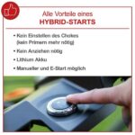 Rasenmäher MS225-53E Scheppach – E-Start | Radantrieb | 7PS | 53cm Schnittbreite | 65 Liter Fangkorb - Bild 3