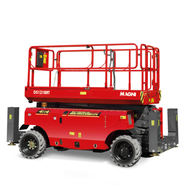 MAGNI DS1218RT Diesel-Scherenarbeitsbühne geländegängig – 12,0 mtr.