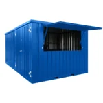 Bar Container 3×4 XL Meter Blau RAL 5015