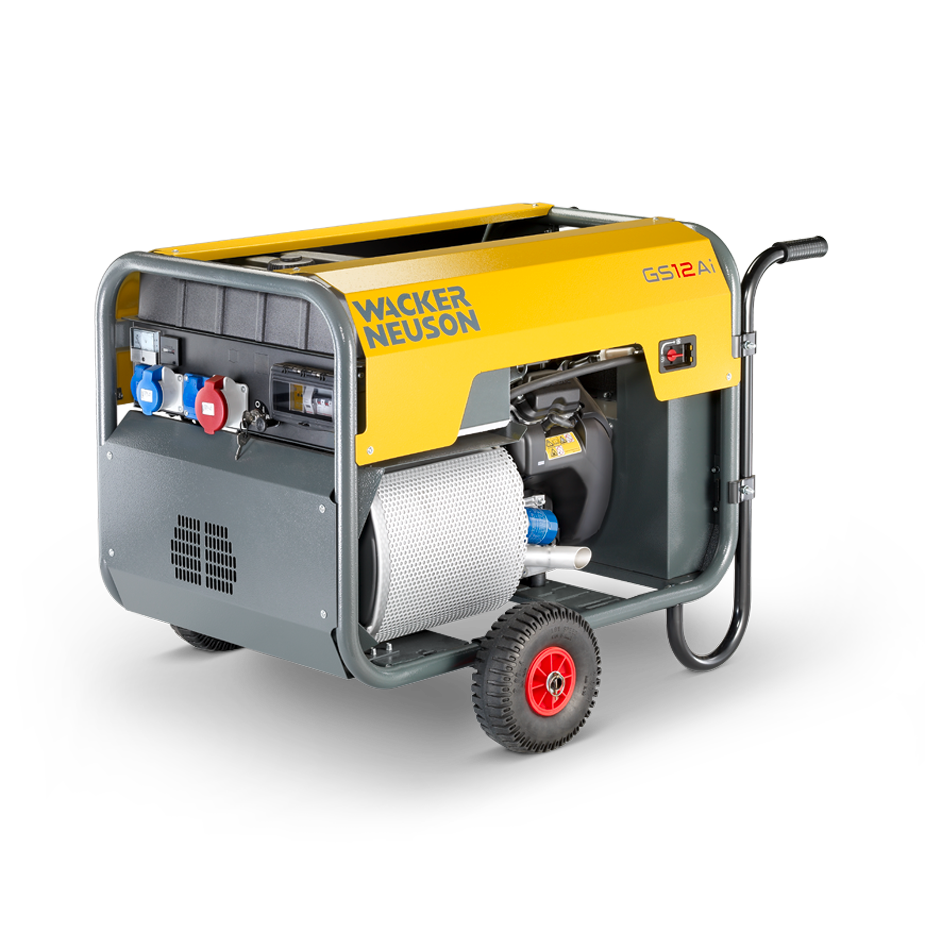 GS12Ai.png WACKER NEUSON GS 12Ai benzinbetriebener Stromerzeuger 230 / 400 Volt | 11,8 kVA (E-Starter) - Bild 1