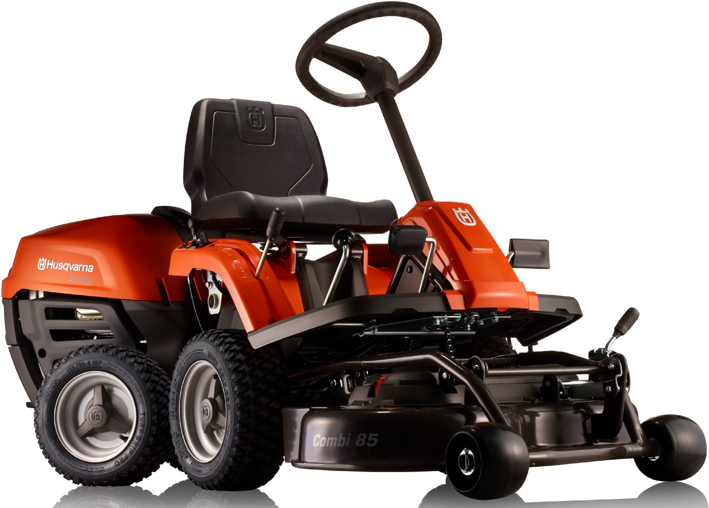 Husqvarna_R_112C_20190213_1800x1800.jpg Husqvarna Frontmäher R 112C inkl. Mähdeck Combi 85 – Modell 2022 - Bild 1
