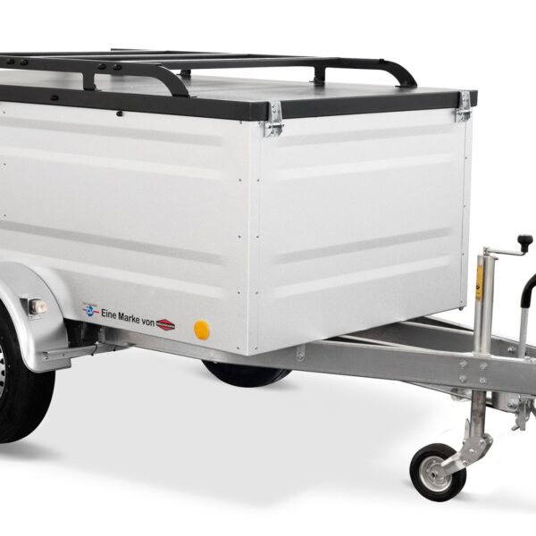TPV Kofferanhänger 1300kg KT-EB3 Geschlossen Gebremst Alu-Zink