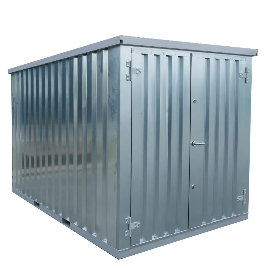 L9990562-02-copy.webp Lagercontainer 3×2 Meter Galvanisiert Doppeltüren Kurze Seite - Bild 1