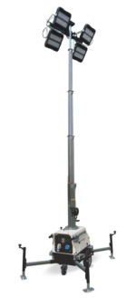PRAMAC / Generac Linktower T4 UFO elektrischbetriebener Lichtmast - Bild 2