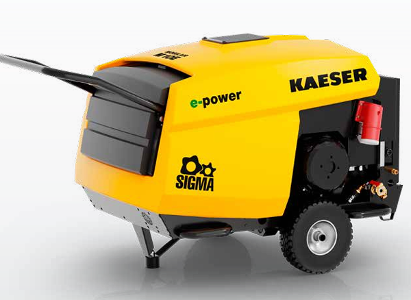 KAESER MOBILAIR M10E – Elektrischer Baukompressor mobil