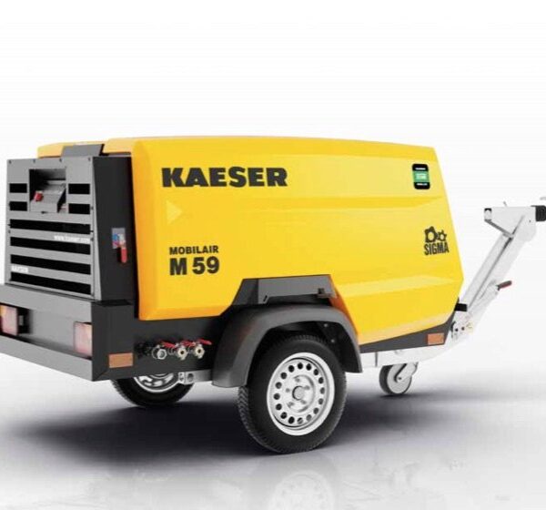 KAESER MOBILAIR M59 – Baukompressor mit Stromerzeuger 13 kVA mobil