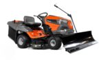 HUSQVARNA TC 242 T mit Schneeschild 120Plus & Gartentraktoren Anhänger 275 - Bild 3