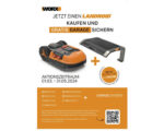 WORX 20V Akku-Mähroboter Landroid M500 Plus 18cm/500 m² mit App, IPX4 WR165E, inkl. Installationsmaterial - Bild 8