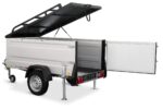 Dachzelt Auto Anhänger 1000kg KT-EB2 – Aluminium Zinkbeschichtung - Bild 2