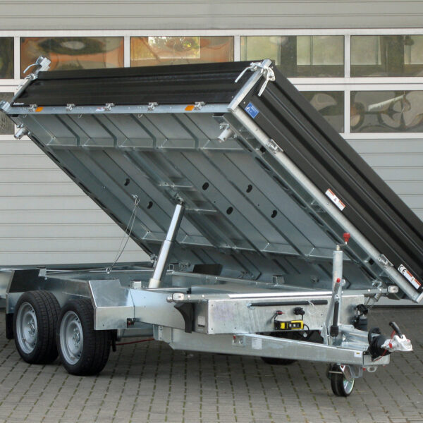 Humbaur HTK 3500.31 STAHL E-Pumpe, Rampen und Stützen