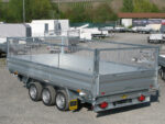 Humbaur HTK 3500.41 ALU Tridem 3 Achser mit Gitteraufsatz 600mm - Bild 9