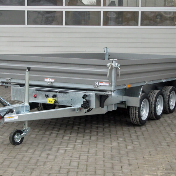 Humbaur HTK 3500.41 STAHL Tridem 3 Achser NEU – Stahlbordwand Schwarz