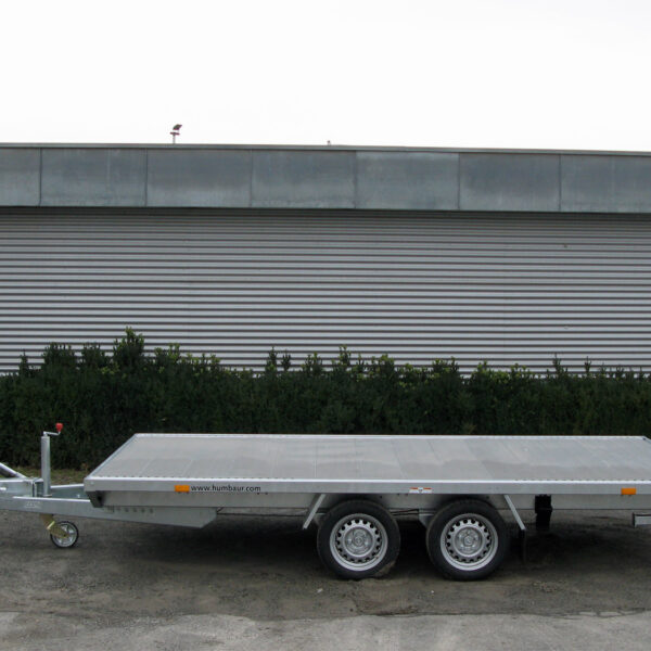 Humbaur Universal 3500 Aluboden, Seilwinde, Rampen