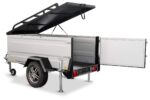 Offroad und Dachzelt Anhänger 1000kg KT-EB2 Aluminium Zinkbeschichtung - Bild 2