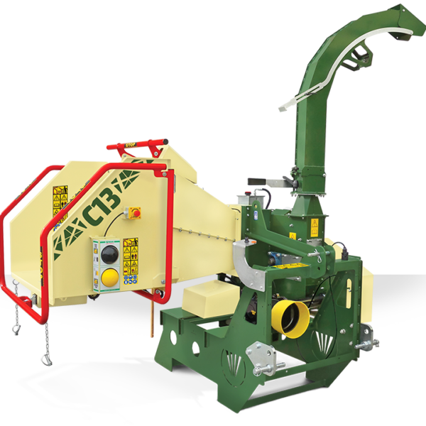 NEGRI Holzhäcksler C13 / Häcksler mit Dreipunktaufnahme CAT. 1 / 2 für Traktor