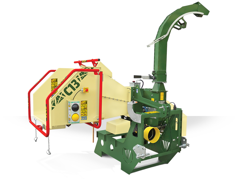 negri-bio-trituratori-C13TN-1.png NEGRI Holzhäcksler C13 / Häcksler mit Dreipunktaufnahme CAT. 1 / 2 für Traktor - Bild 1