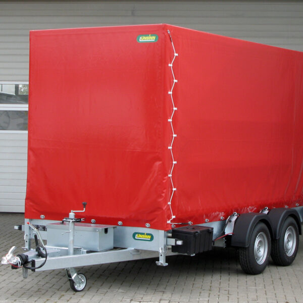 Unsinn UAG 4217-35-14-E-HP Absenkanhänger mit Elektrohydraulik und Planenaufbau